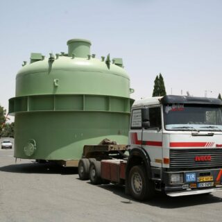 ارسال تجهیزات کوره احیای مستقیم پروژه عظیم فولاد اقلید پارس